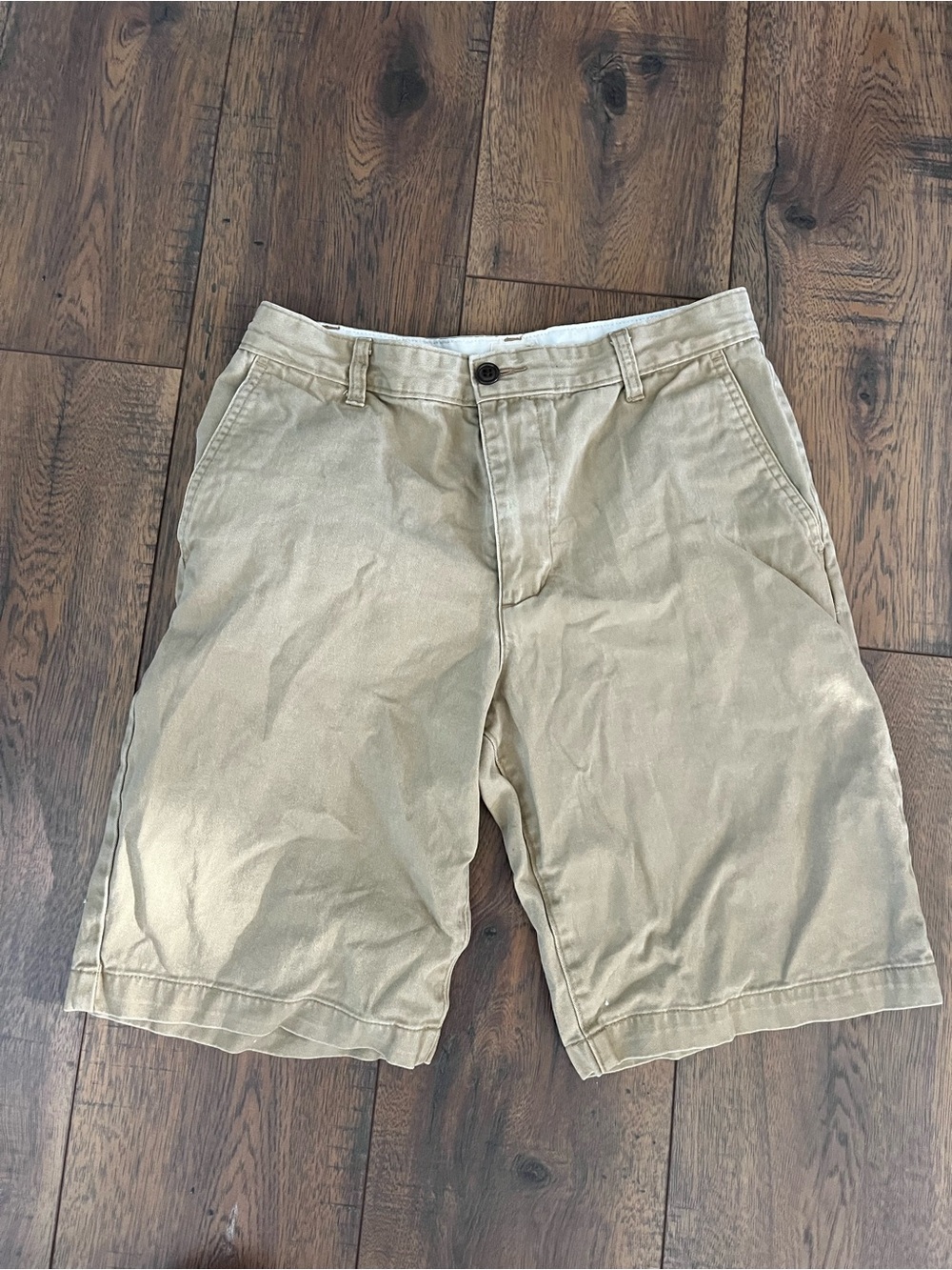Dockers Men's Tan Flat-Front Shorts